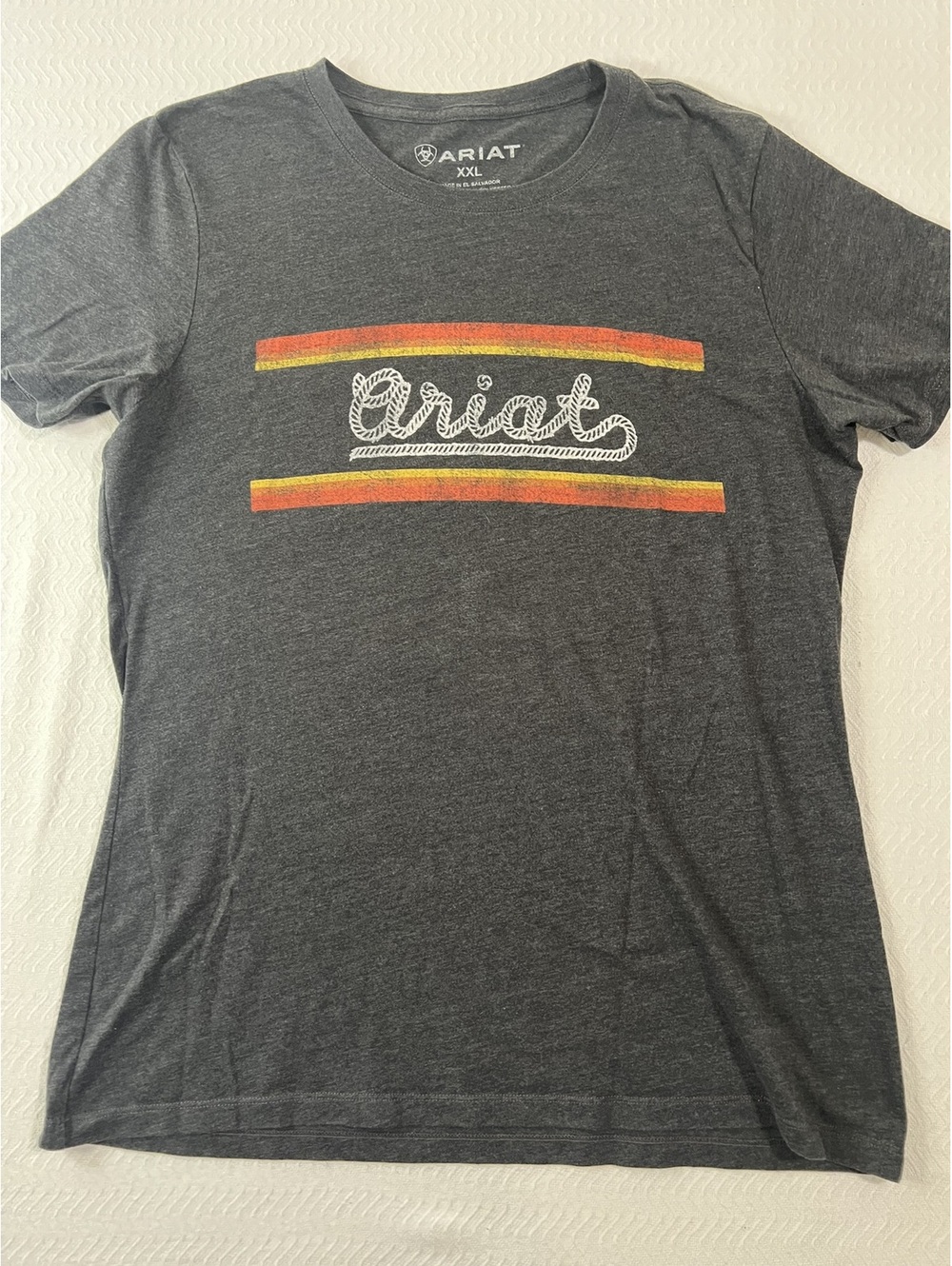 Ariat  XXL Charcoal Gray Cotton Polyester T-Shirt
